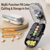 2/3/4 Parts Pill Splitter Dustproof Quartering Pill Divider  for Small or Large Pills