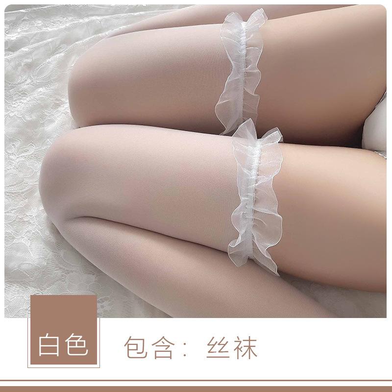 

Сексуальное женское соблазнение сексуальная перспектива высокие носки гольфы чулки чулки one size fits all белый