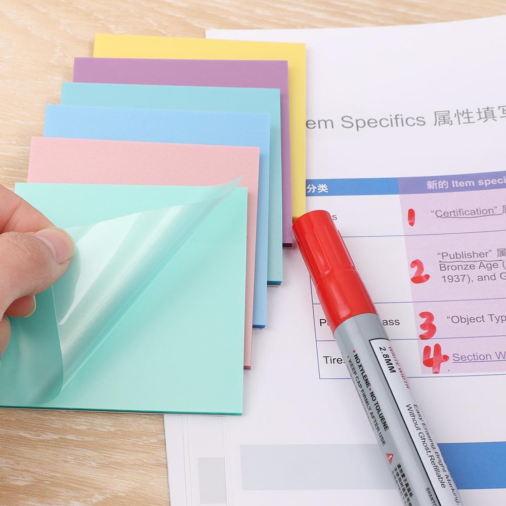 50 Pages of Colorful and Transparent Sticky Note