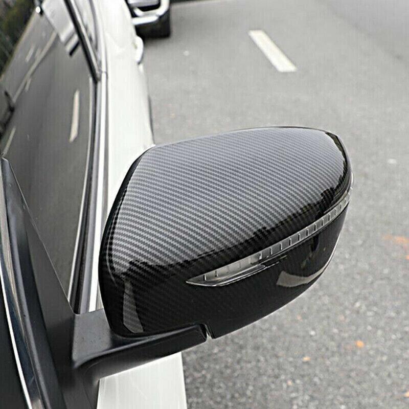 For Nissan Qashqai X-Trail Murano Rogue Pathfinder 2015- Rearview Side Mirror Cover Wing Cap Rear View Case Trim Sticker