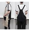 Customized Cross-border Canvas Vest Apron for Supermarkets and Cafes with Logo Options
