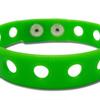 2 Pcs Silicone Charm Bracelets for Kids Adjustable Wristband
