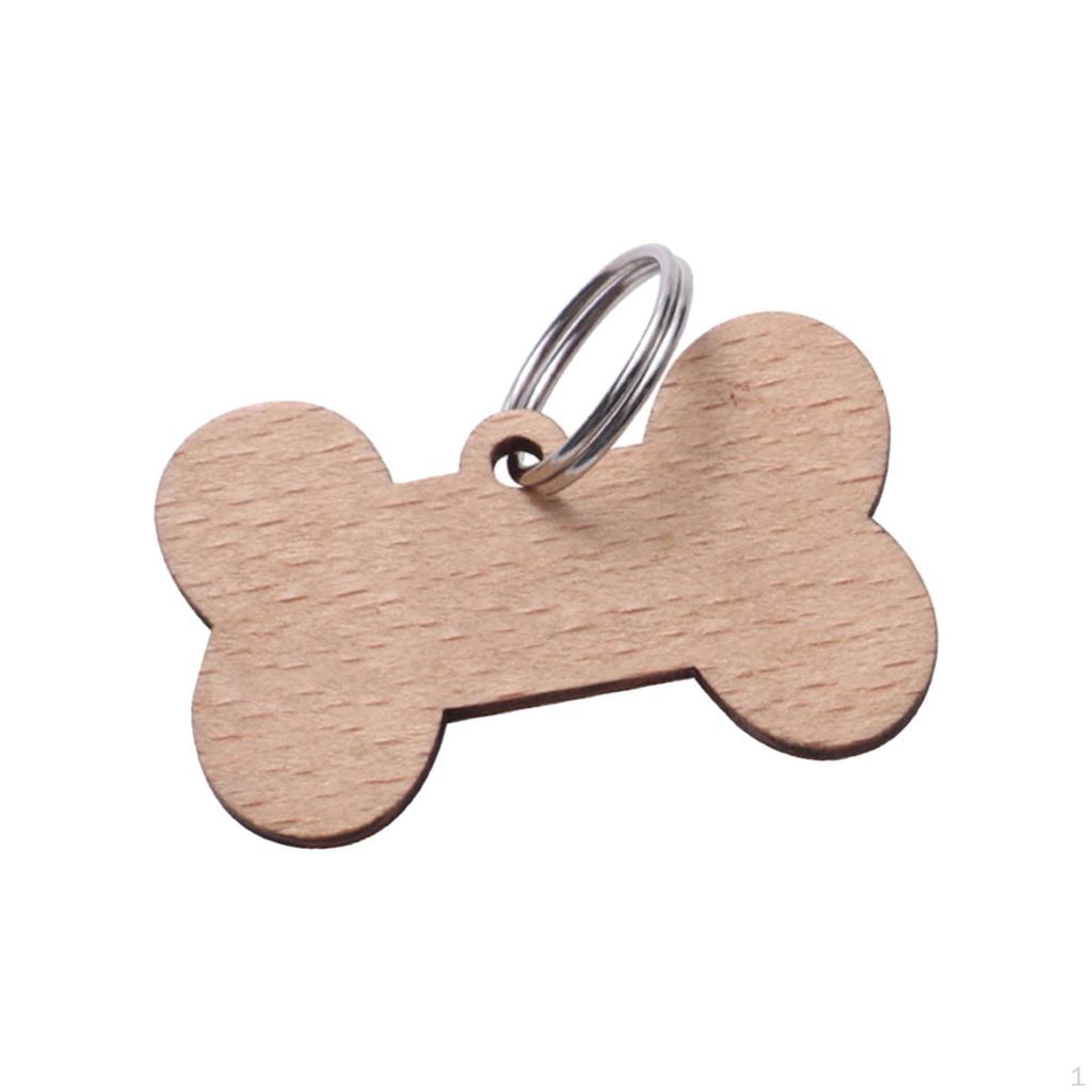 Unfinished Dog Tag Hanging Tags Craft Making Charms Prevent Pet Lost Embellishments Ornaments