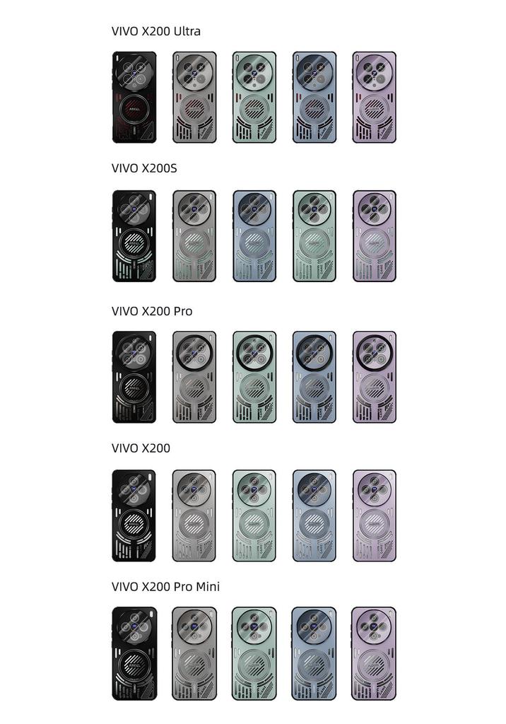 Vivo X300 Ultra Magnetic Phone Case - Breathable Ice Aluminum, Drop Protection