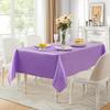 Tablecloth Nordic Style Smooth Satin Fabric Dustproof Protective Cover Wedding Party Dining Table Cloth