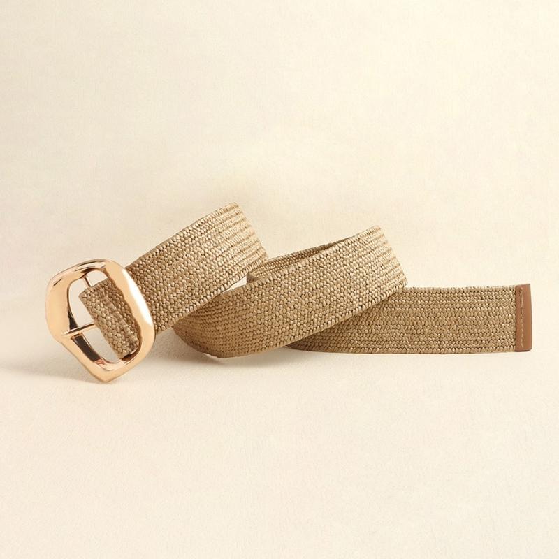 Woven Linen Women Waist Belt Fashion Waist Accessory for Skirts Dresses Bohemian Styles Waist Decoration for Festival