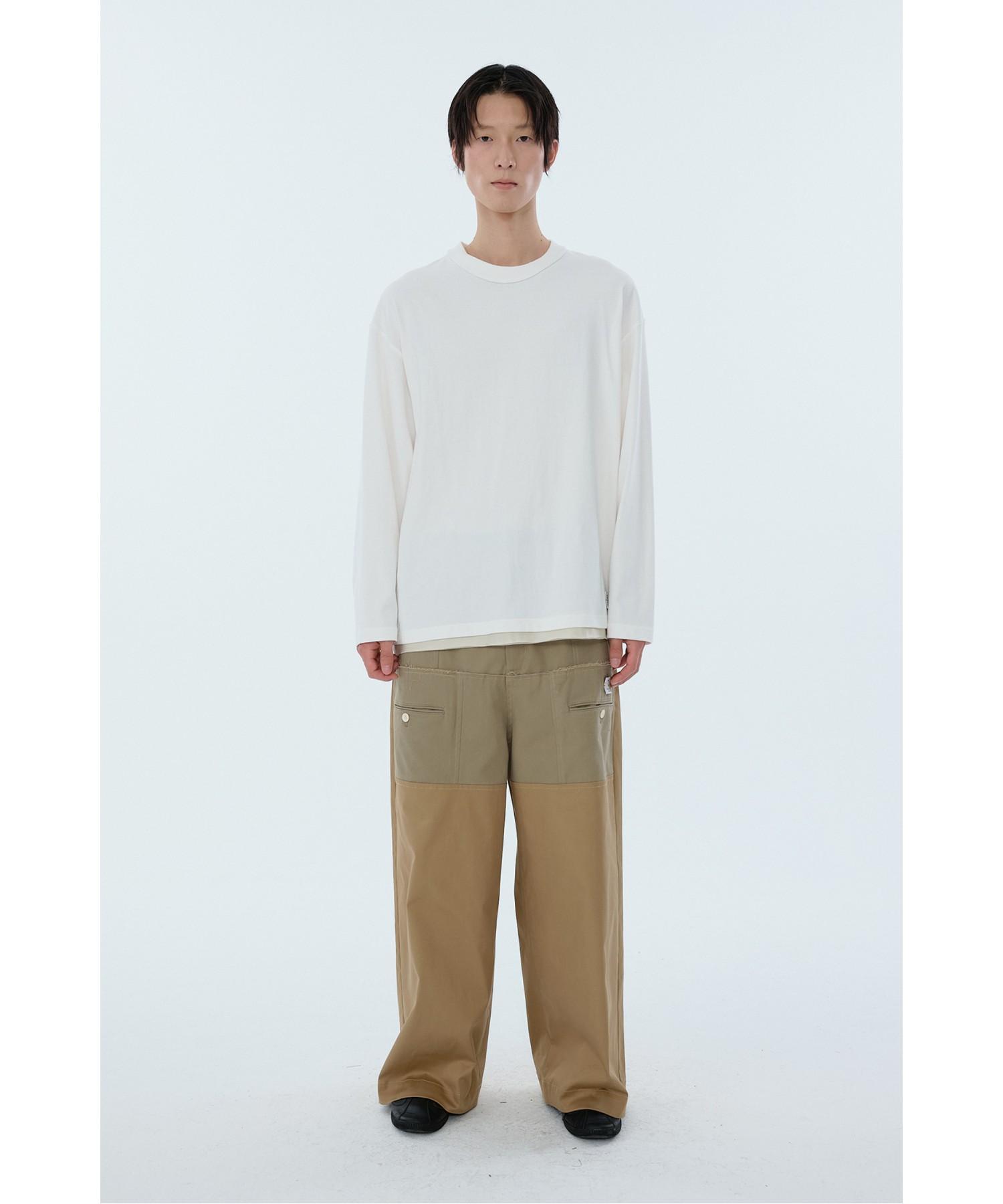 Recorde Lining Detail Longsleeve T-Shirt Rktaa24615Whx White/S