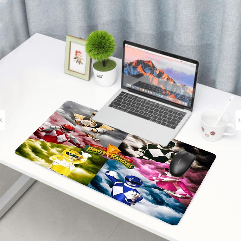 Mighty Morphin Power Rangers Print Mouse Pad, Anti‑Slip Desktop keyboard Mat, for PC Laptop Gaming Working Daily Use, Cool Festival Surprise Gift
