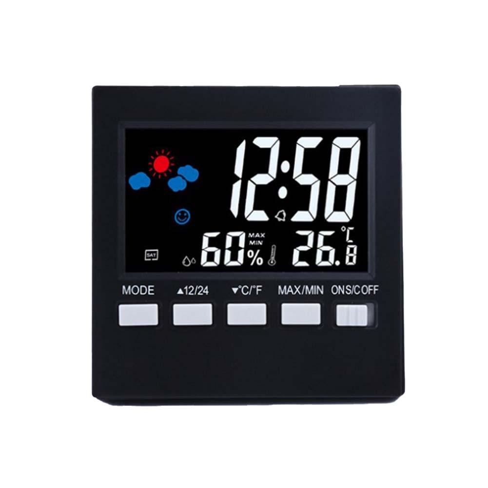 Гигрометр с подсветкой Электронный будильник Термометр с голосовой активацией