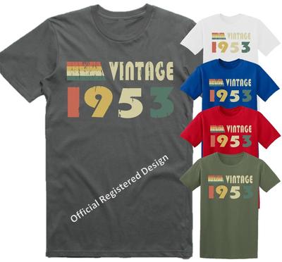 70. Geburtstag T-Shirt Geschenk Vintage 70 Jahre alt Geboren 1953 Lustiges Top T-Shirt