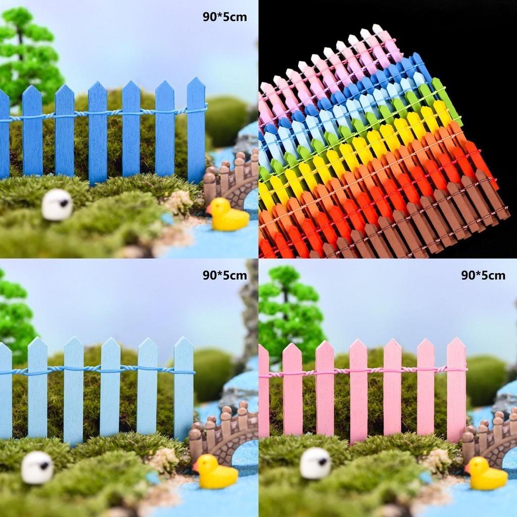 90cm Mini Wood Fence Perfect For Dollhouse Landscape Decoration**