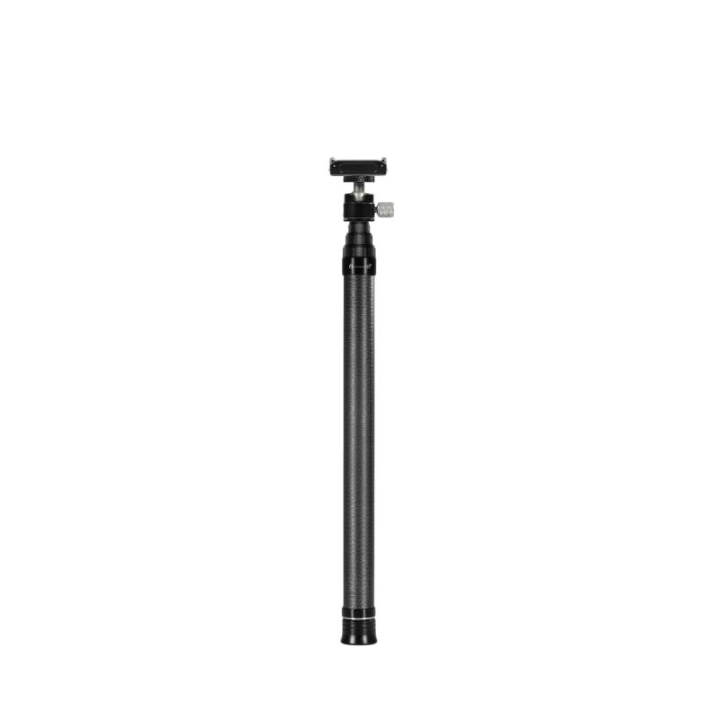 Leichter Selfie-Stick aus Kohlefaser für 360-Kameras Unsichtbares Design Verstellbare Länge Stabilität Einfache Bedienung