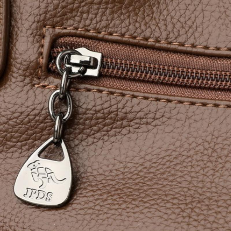 Elegant Vintage PU Leather Handbag for Women Large Capacity Shoulder Bag Top Handles & Detachable Shoulder Strap Simple Daily Bag Ladies Holiday Gifts