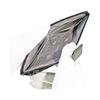 Inden-ya Inden Long Wallet, Thin, Deer Leather, Black X Black Lacquer, Karakusa Pattern 2107-01-041