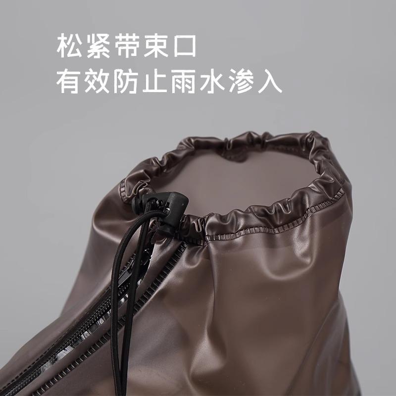 Rain boot cover men's and women's shoe cover waterproof rainy day children's rainproof thickened anti-slip wear-resistant bottom student rain