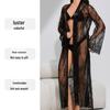 Yaoting Lace Robe: Sexy Long Nightgown Bathrobe Homewear Pajamas 3577