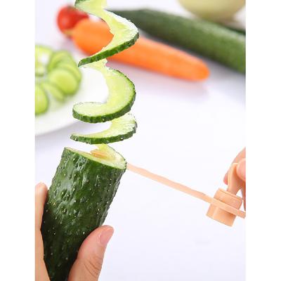 Magic Vegetable Roll Flower Device Creative Lazy Spiral Cut Cucumber Cyclone Potato Slicer Rotary Potato Tower Knife
