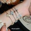 Mori small fresh zircon opal bracelet flower sweet temperament versatile bracelet light luxury high-end jewelry women