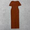 Europäisches & Amerikanisches Elegantes Damen-Strassschal-Schmal geschnittenes Bandage-Abendkleid