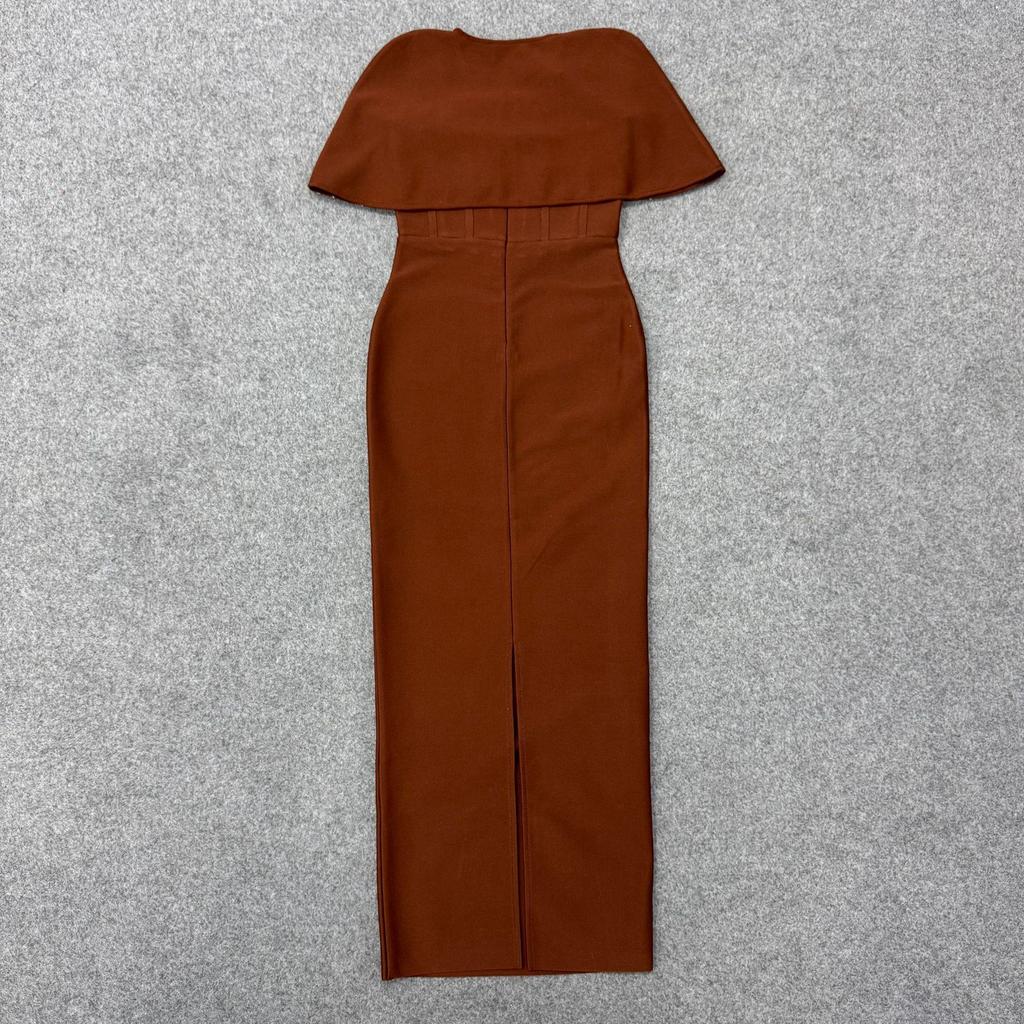 Europäisches & Amerikanisches Elegantes Damen-Strassschal-Schmal geschnittenes Bandage-Abendkleid