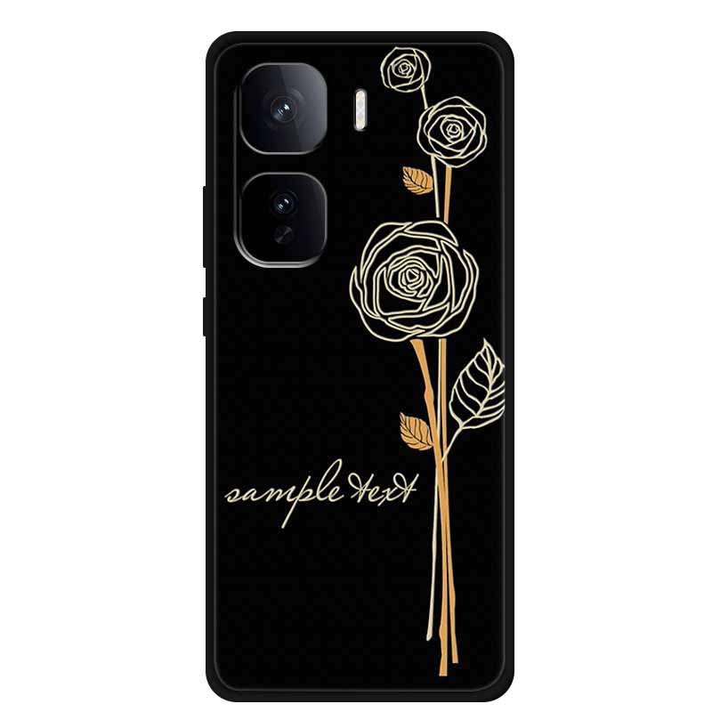 For iQOO Neo 10 Phone Case 3D Relief Emboss Flower Cover for Vivo iQOO Neo 10 Pro plus Silicone Soft Protective Cases Neo10 Pro+