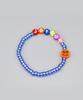 Bonbeau Initial Smile Color Beads Bracelet Smile Charm Initial Transparent Bead Bracelet 3 Colors