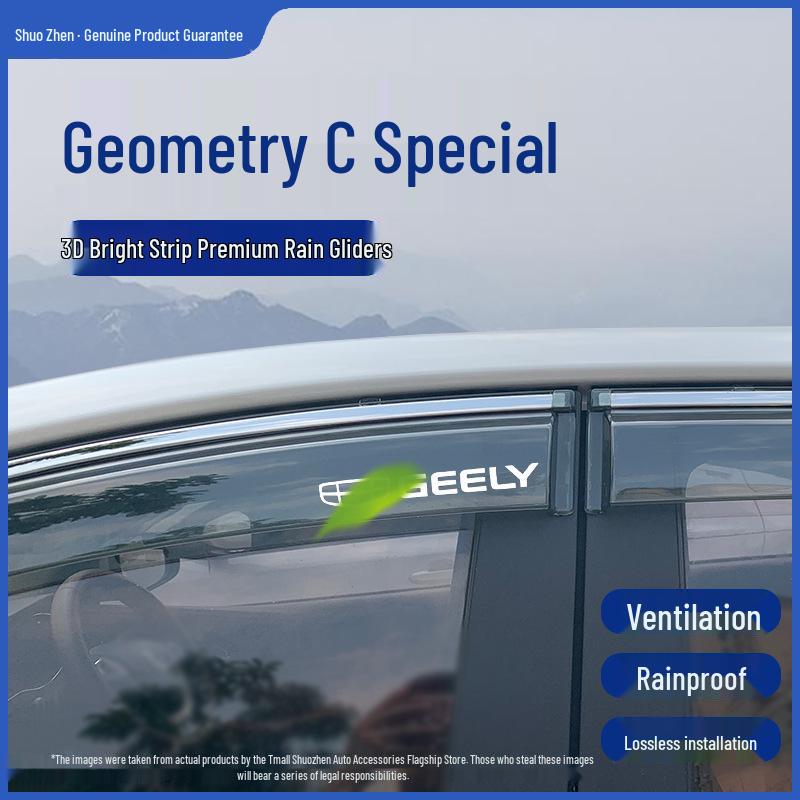 Geely Geometry C 2020 Regen- und Sonnenschutz - Auto-Fenster-Modifikations-Schutzleiste