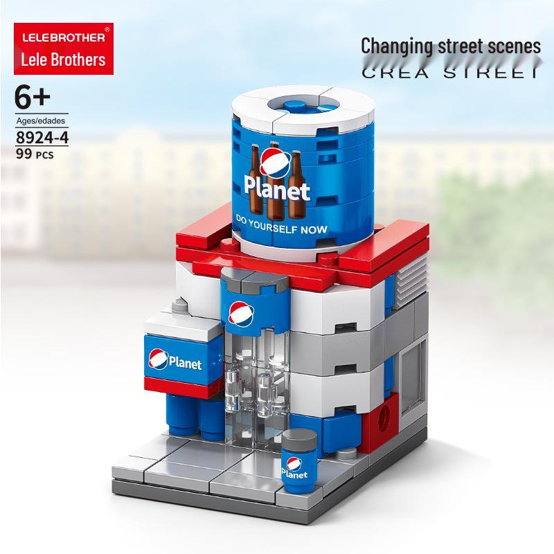 Lele Brothers Compatible Building Blocks: Educational Interlocking House Model for Kids