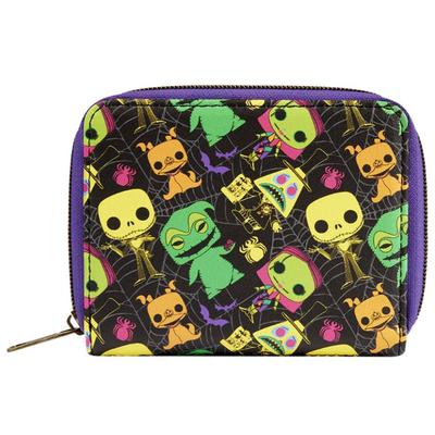Peňaženka The Nightmare Before Christmas Blacklight Zip Around