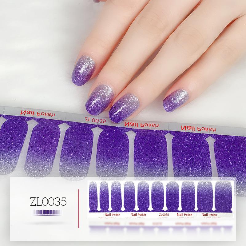 Film o lakierze do paznokci Beauty Nail Polish 20 naklejek do zdobienia paznokci Nowe naklejki na paznokcie w odcieniu różu cebulowego Naklejki do zdobienia paznokci