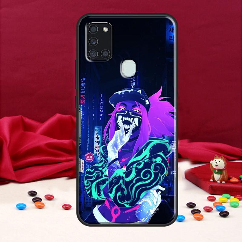 

Чехол для телефона Kda Kaisa Ahri Akali для Samsung Galaxy A34 A54 A14 A52 A32 A22 A12 A13 A53 A11 A51 A71 A50 Samsung A32 5G