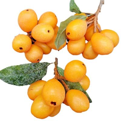 Artificial Loquat Fruit Fake Loquat Simulation Loquat Artificial Loquat Decorations Fake Fruit Model Photography Props
