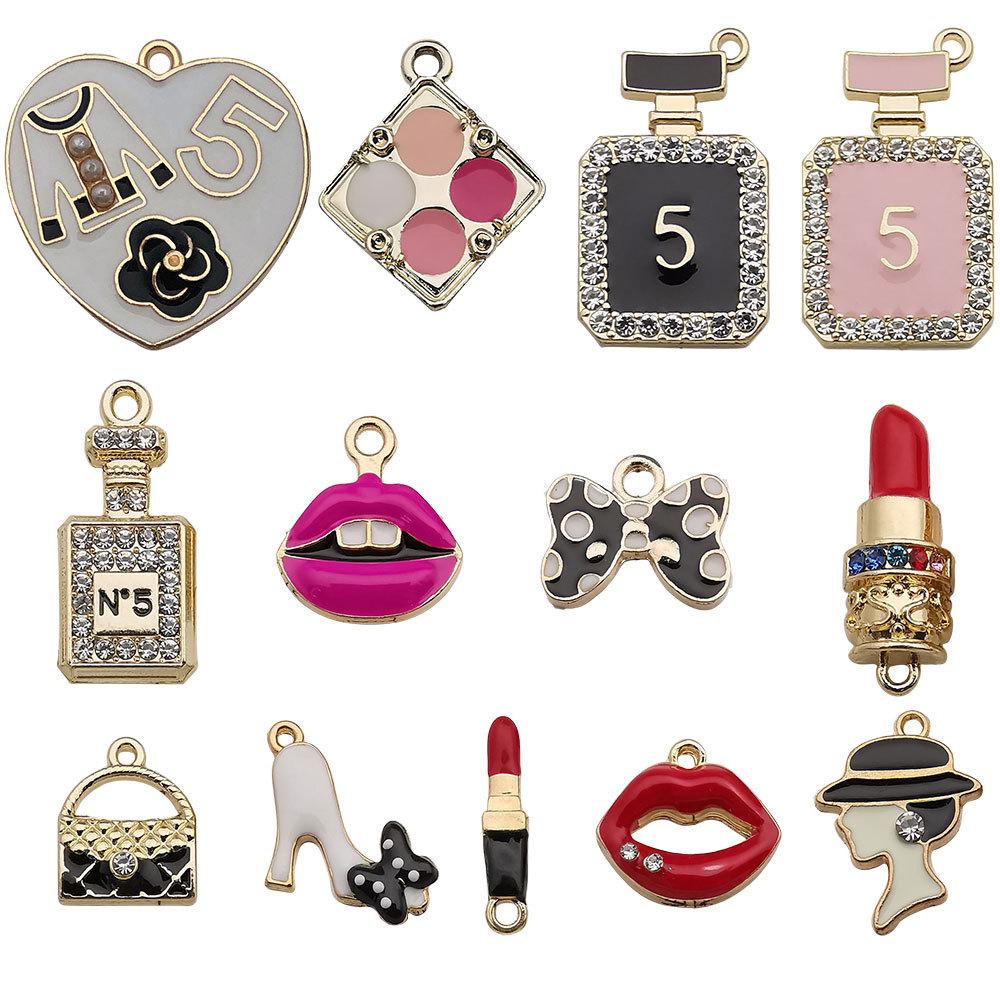 Women's Lipstick Drip Oil Bag Pendant - DIY Perfume Bottle Jewelry Accessory