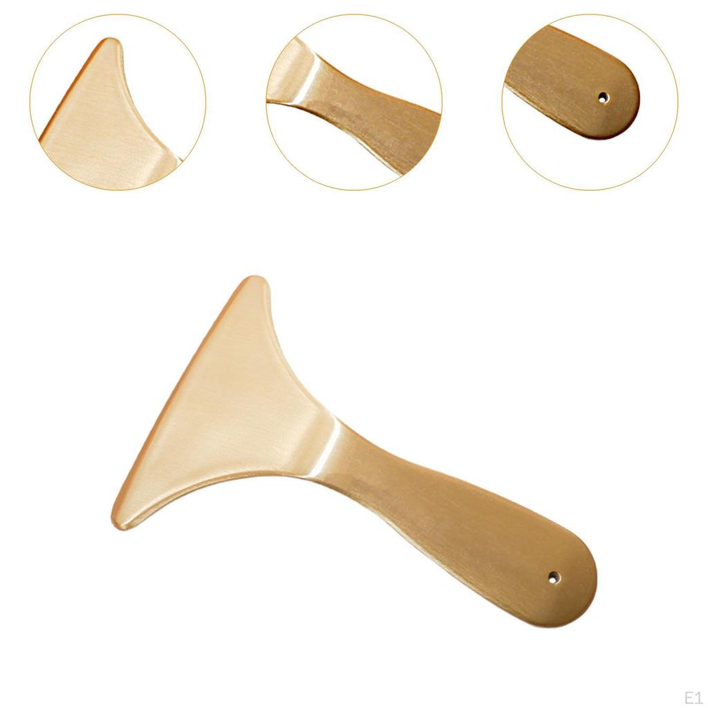 Brass Gua Sha Tool,Copper Scraping Massage,Handheld,Multi Functional,Portable,Facial Massage Guasha