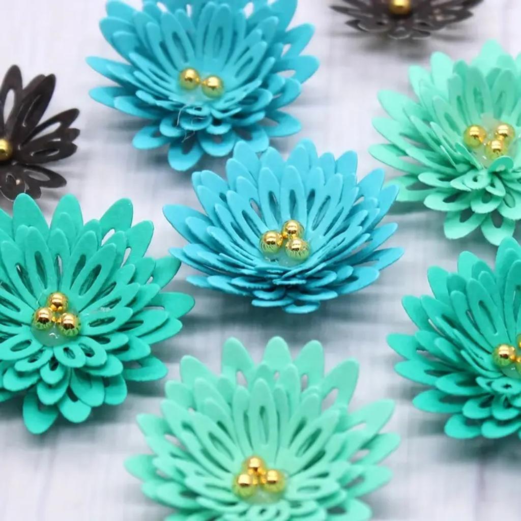 Květinové embosovací vyřezávací šablony pro výrobu přání, scrapbooking, papírové tvoření, balení, šablony z uhlíkové oceli