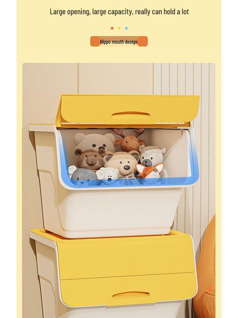 Flip-Top Storage Box for Clothes
