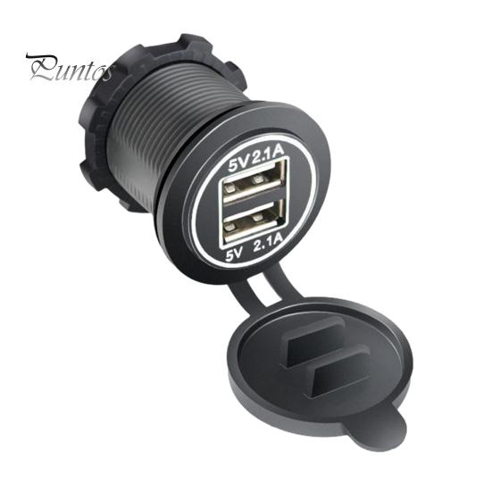 

Автомобильное зарядное устройство с защитой от перегрузки по току, водонепроницаемое, безопасное в использовании, универсальное, подходит для автобусов, грузовиков, двойное зарядное гнездо USB белый