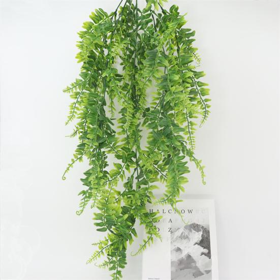 

Симуляция Трава Яркая Реалистичная Анти-выцветание DIY Свежий Хранение Настенный Подвесной Поддельный Персидский Лист Домашний Декор