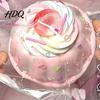 Squeezable Stress Ball Simulated Cream Cake Squeeze Toy Relief Pudding Sensory Anxiety Soft Stretchy Dessert Shape Home Office Desk Decompression