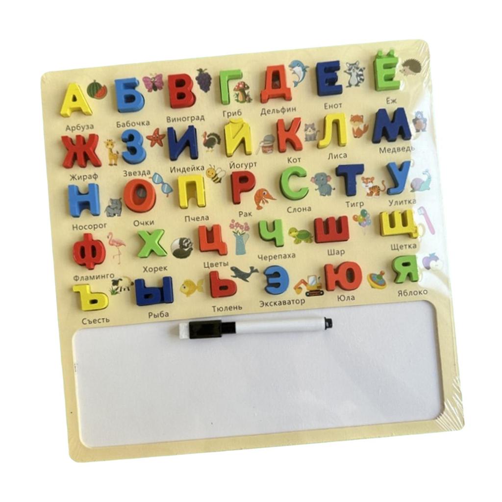 Alphabet Puzzles Board Valentines Day Gifts for Kids Russian Learn Development 30x30cm Jigsaw
