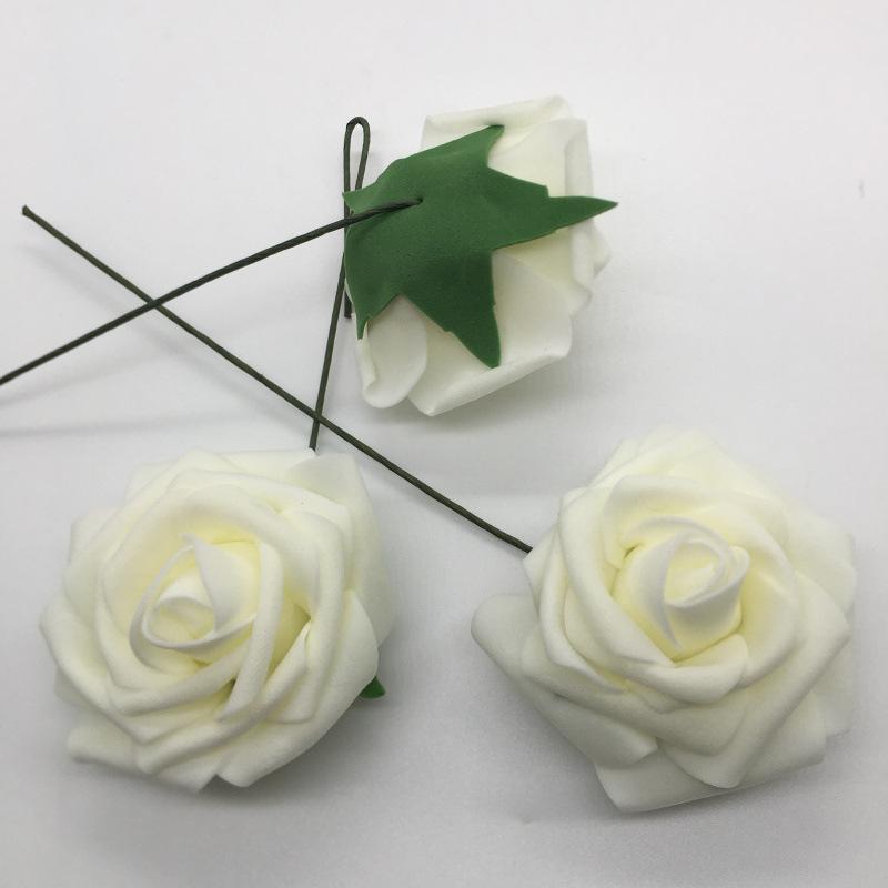 10Pcs/Bunch Artificial Roses,Realistic Rose Bouquet with Long Stems for Valentine's Day Wedding Decor,Home Decorative Flowers