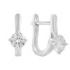 Silver Earrings with Cubic Zirkonia (2138839)