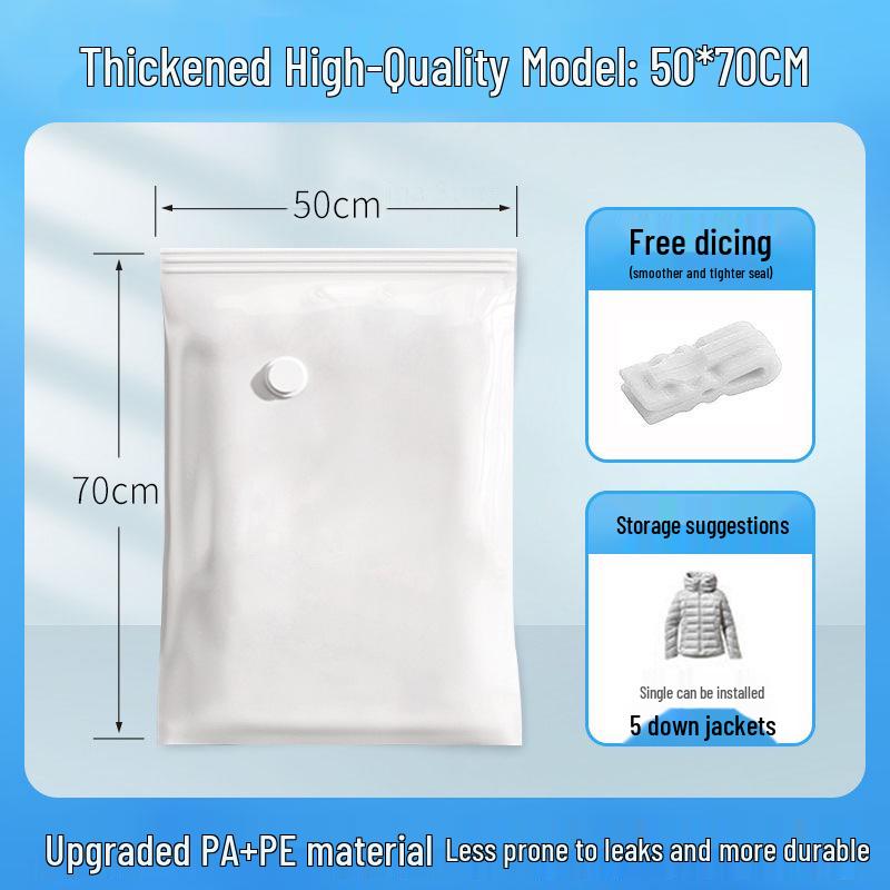 Thick Vacuum Storage Compression Bag for Clothes, Quilts, and Household Items
