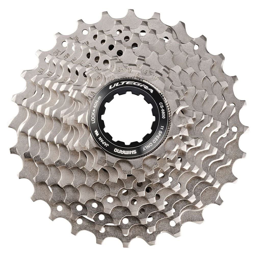 Pacco pignoni SHIMANO ULTEGRA CS-6700 11-12-13-14-15-17-19-21-24-28T Ultegra ICS670010128 Argento