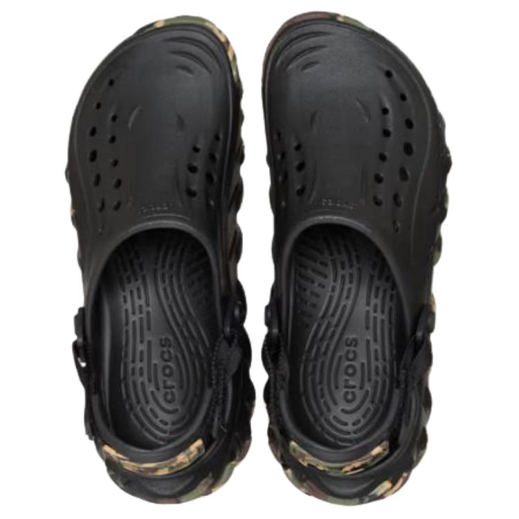 Crocs Echo RO Clog Camo - Black Multi-Color Unisex Sneakers 212095-0C4