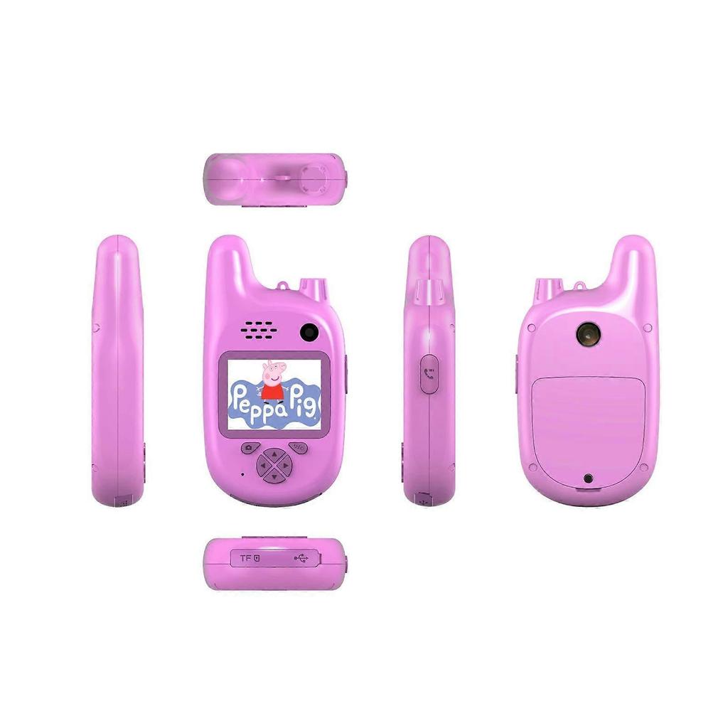1PC Rechargeable Camera Kids Camera DIY Camcorder Child Walkie Talkie 2.0 Inch HD Screen Puzzle Game MP3 Music Player
