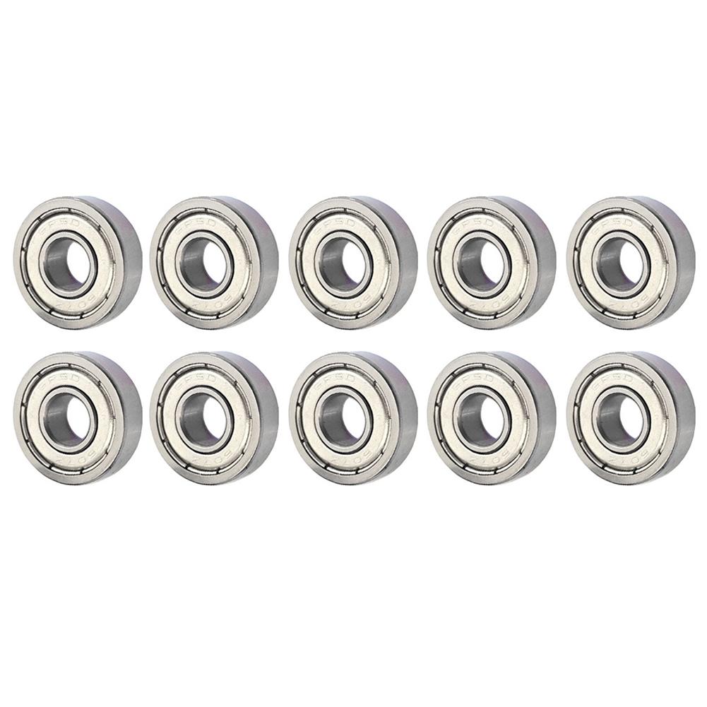 100-10Pcs Ball Bearings 608ZZ 623ZZ 626ZZ 687ZZ Deep Groove Miniature Bearings for Skateboard Scooter 3D Printers Bearings