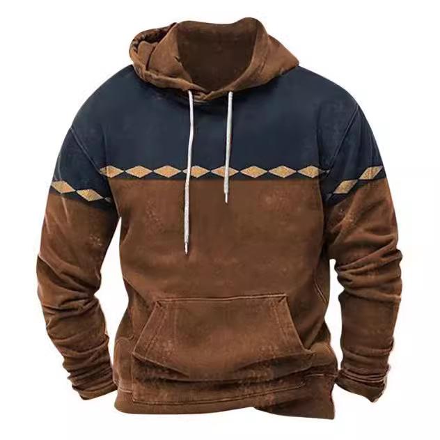 

Новый весенне-осенний уличный молодежный тренд Wind 3D цифровая печать мужской повседневный свитер с длинными рукавами и капюшоном M