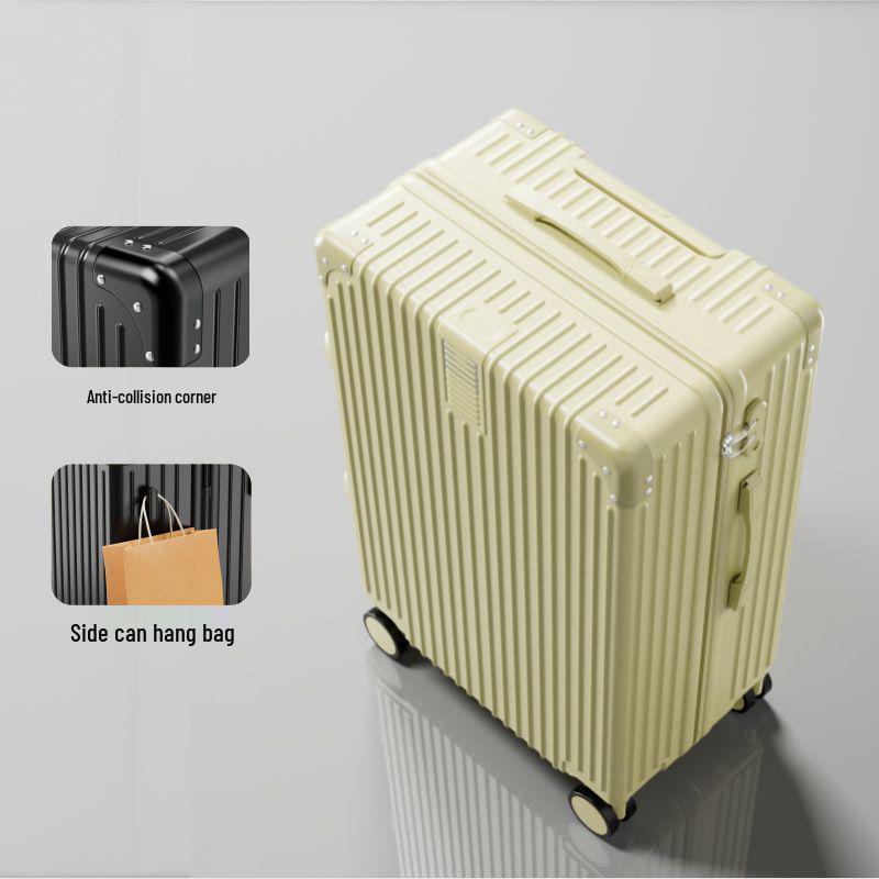 20" Vintage Durable Trolley Suitcase - Large Capacity Travel Case for Students