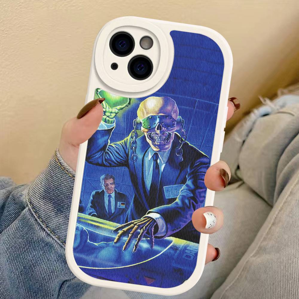 

Rock Band Megadeths Phone Case For IPhone 16 15 14 13 Pro Max 11 12 Plus Leather Silicone Cover iphone 11 pro